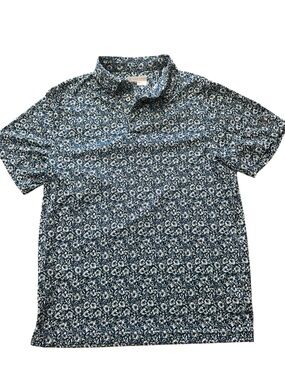 PGA Tour Men’s Navy Floral Polo Shirt